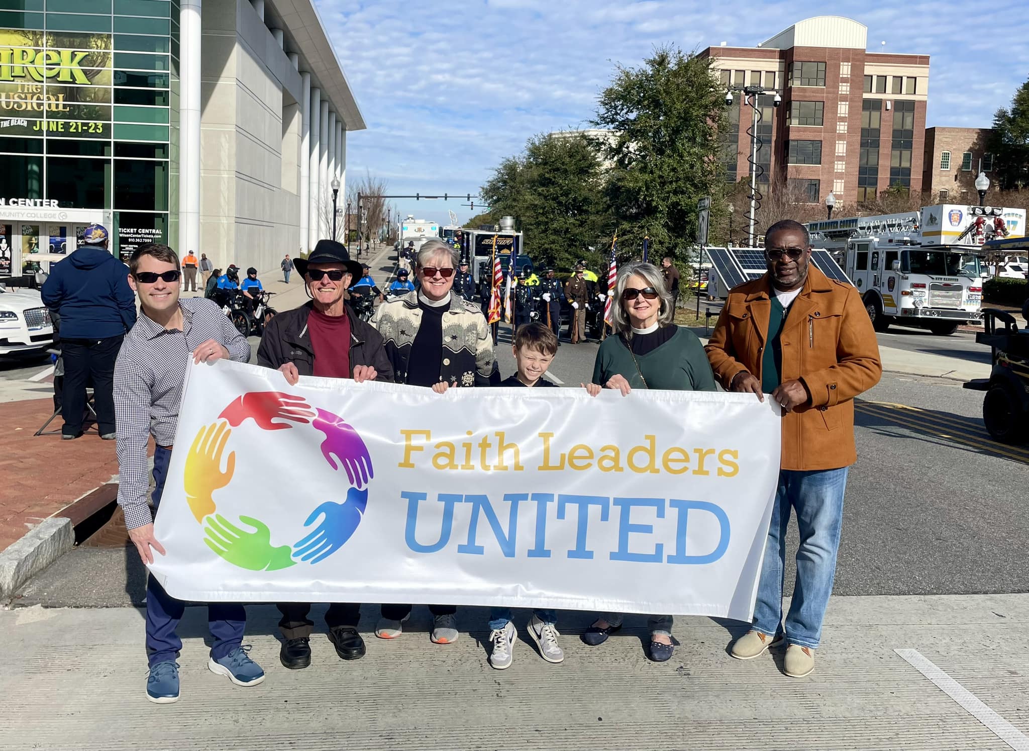 WFLU in the MLK Day parade 2024